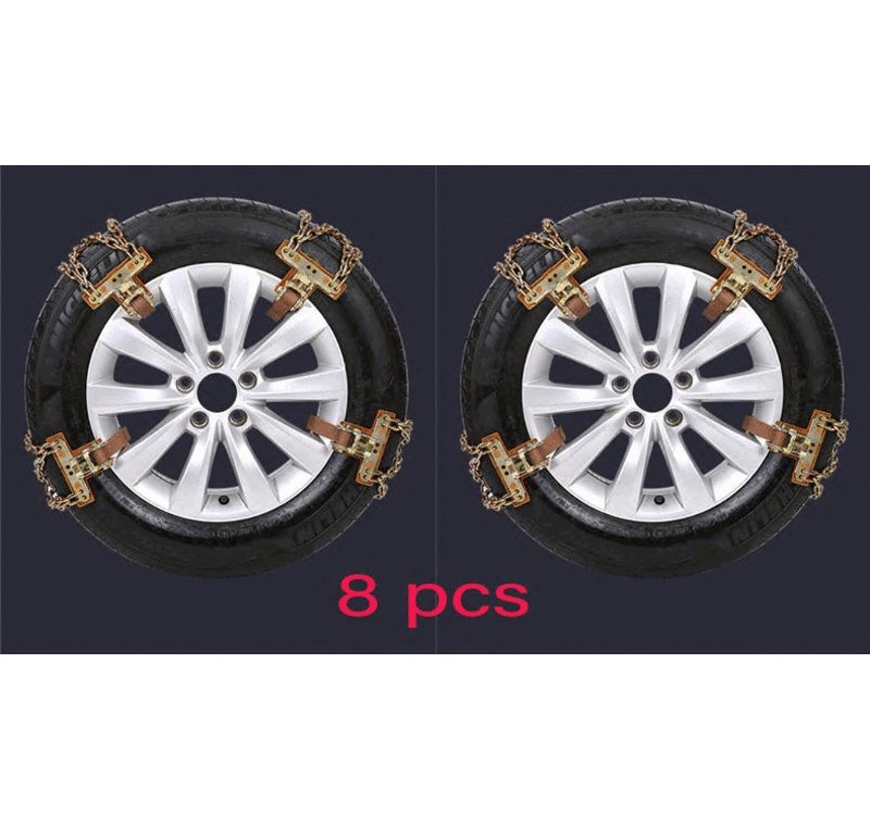 8pcs Tire Snow Chain