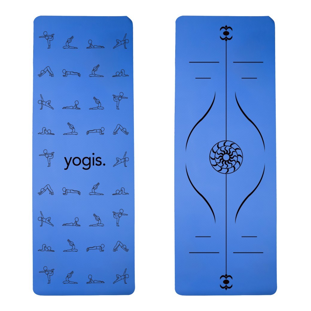 Yoga Mat Posture Line Non-slip Custom Fitness Mat For Beginners Plank Support