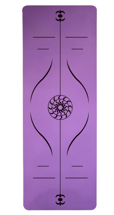 Yoga Mat Posture Line Non-slip Custom Fitness Mat For Beginners Plank Support