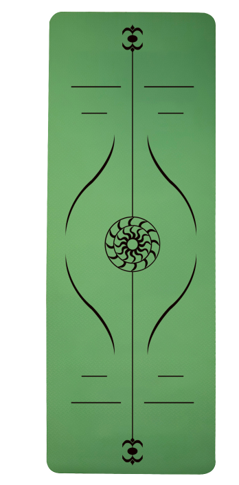 Yoga Mat Posture Line Non-slip Custom Fitness Mat For Beginners Plank Support