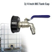 IBC 3/4" Water Tank Brass Tap Cap Adapter