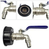 IBC 3/4" Water Tank Brass Tap Cap Adapter
