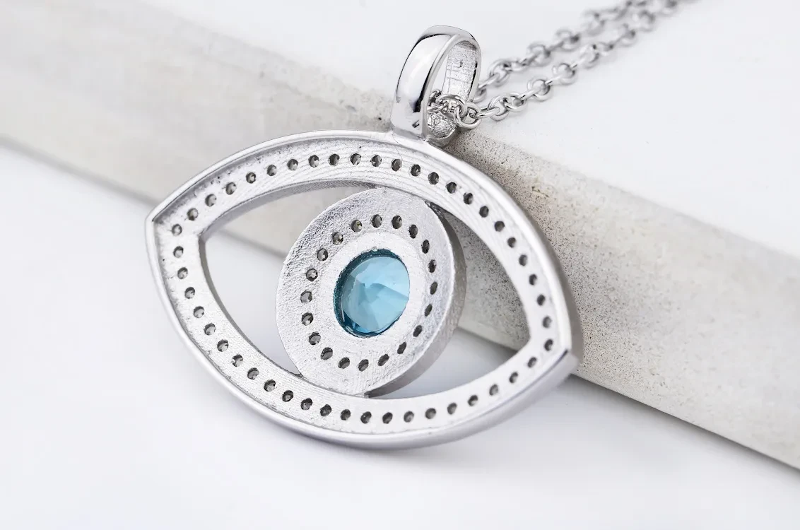 Devil's Eye Diamond Pendant Diamond