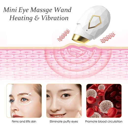 Eye Vibration Massager Color Light Ion