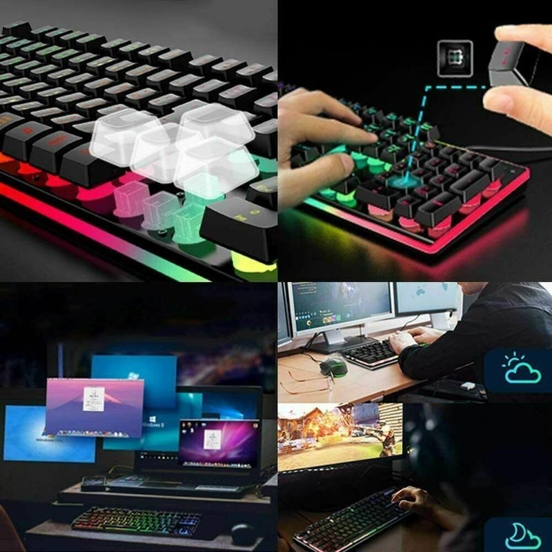 LED Gaming Keyboard & Mouse Combo
