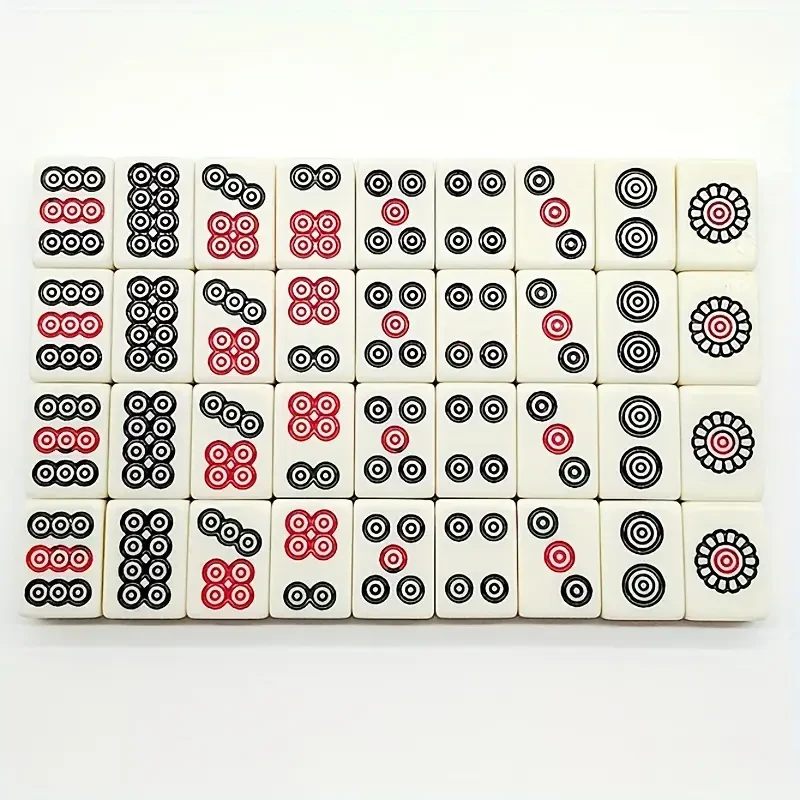 Compact Mahjong Set - Perfect for Travel and On-the-Go Board Games!