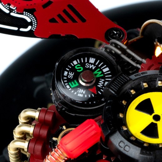 Robotime Rokr Scout Beetle ABS Plastic Metal Punk Style 3D Puzzle Gift For Kids Adults Easy Assembly Mechanical Design Game Toys