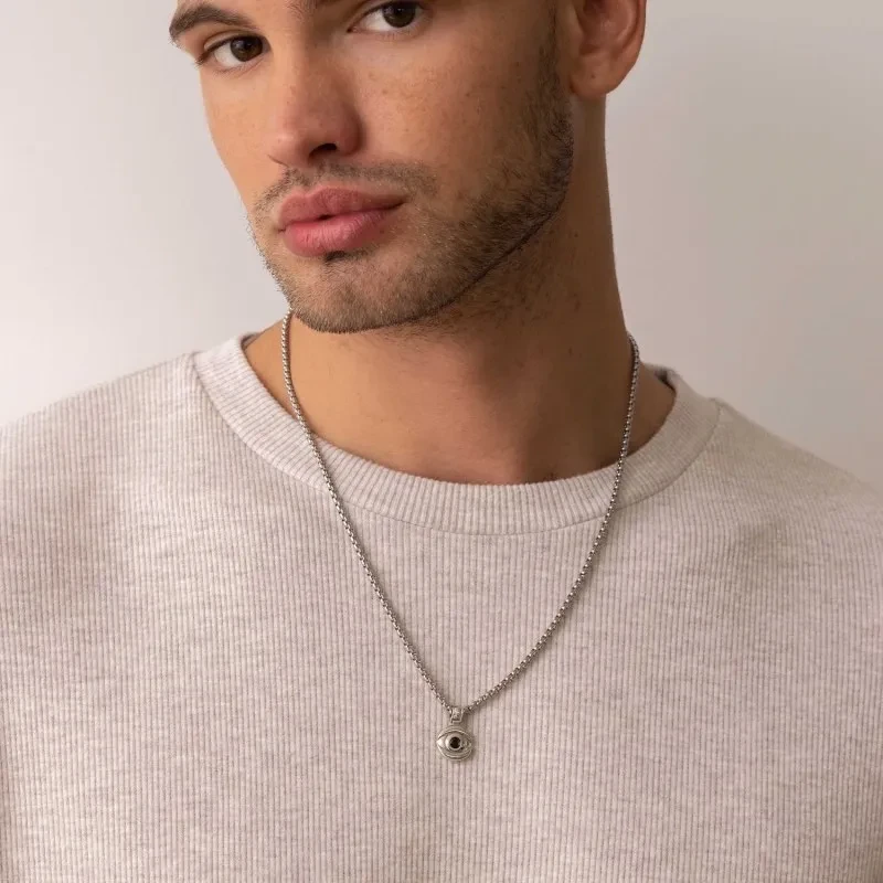 Men's Eye Amulet Pendant Necklace