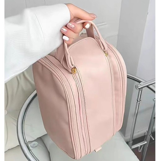 Cosmetic Bag Large Capacity Travel Double Zipper Wash Bag