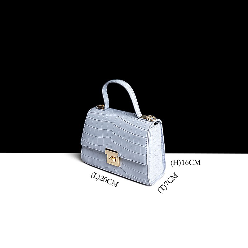 Women's Leather Niche Design Hand-Held Diagonal Bag