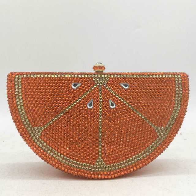 Women's Flat Bottom Diamond Party Clutch