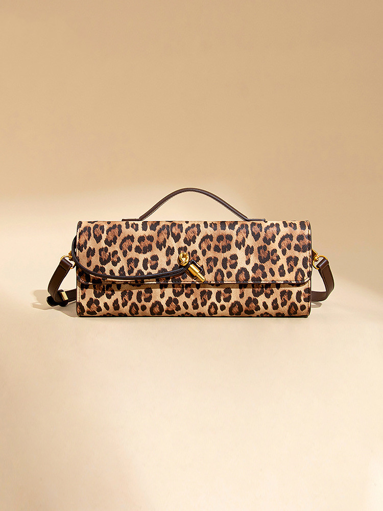 Women's Retro Leopard Print Dinner Bag