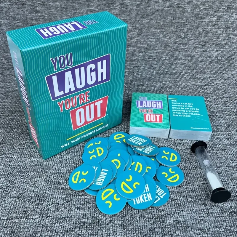 125 Cards for The "You Laugh, You'Re Out" Game - a Fun Party Game