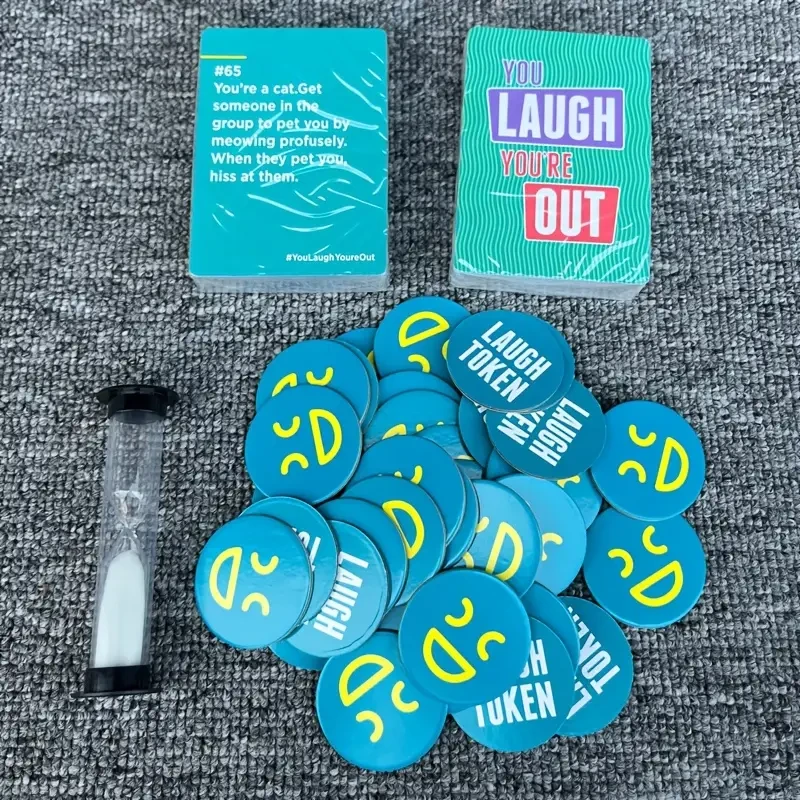 125 Cards for The "You Laugh, You'Re Out" Game - a Fun Party Game