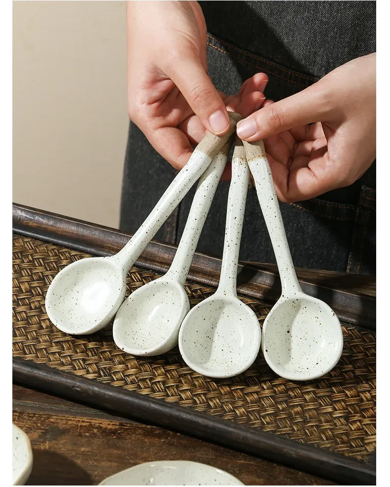 Japanese Household Dish Ceramic Condiment Saucer