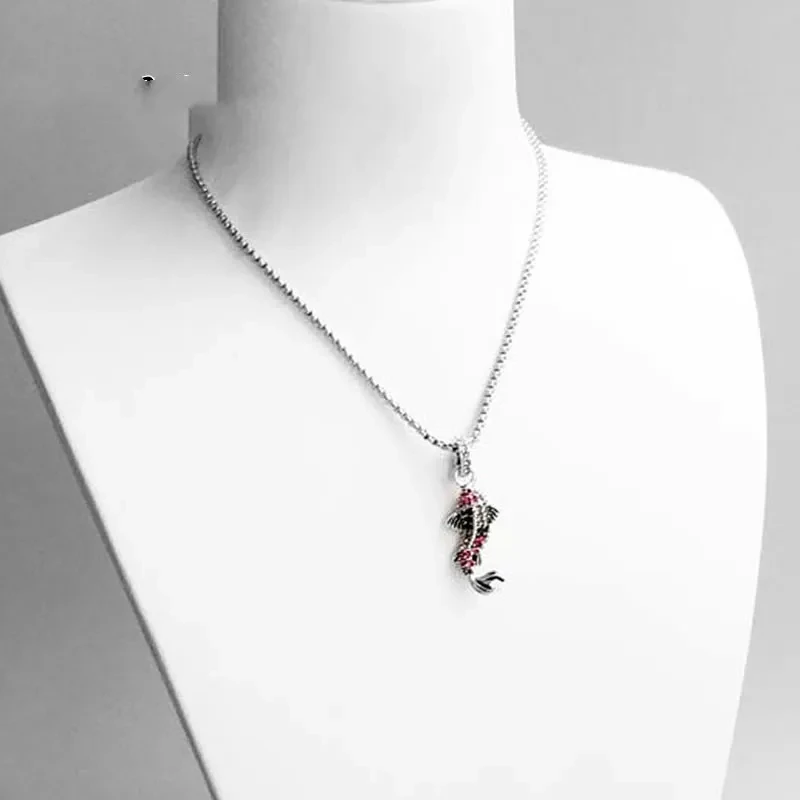 Female 925 Silver Fish Pendant