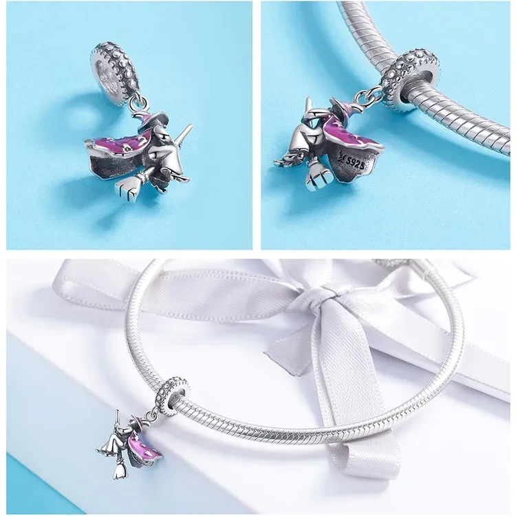S925 sterling silver bracelet pendant