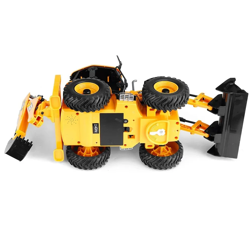 Remote Control Backhoe Loader Two-way Excavator Toy Electric Engineering Vehicle
