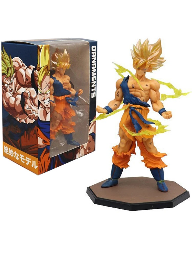 Hot Dragon Ball Son Goku Super Saiyan Anime Figure - 16cm DBZ Action Model Gifts