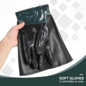 Sandblasting Glove Sand Blaster Gloves with With O Rings and Holder