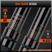 HORUSDY Click Torque Wrench Ratchet Socket Adaptor Extension 1/2" Drive