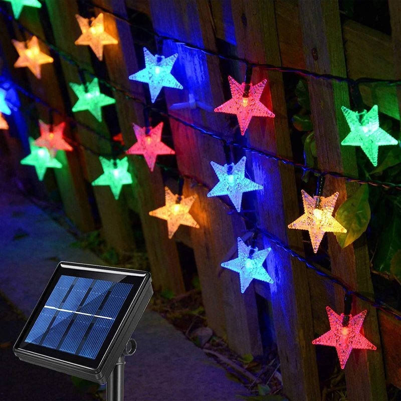 Solar Lights Outdoor Garden Star Lamps