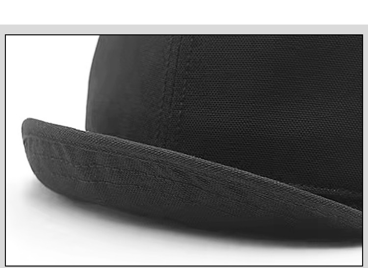 Flip-brim Big Head Embroidery Trend Wild Fashion Casual