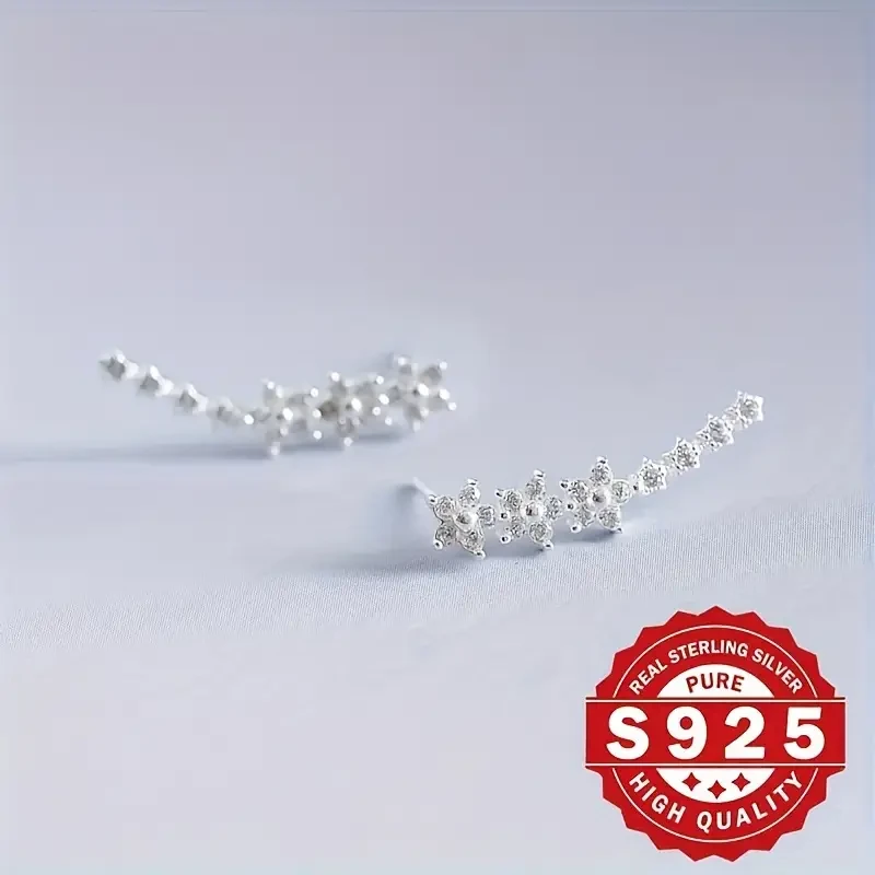 925 Silver Splicing and Bracingling Cute and Exquisite