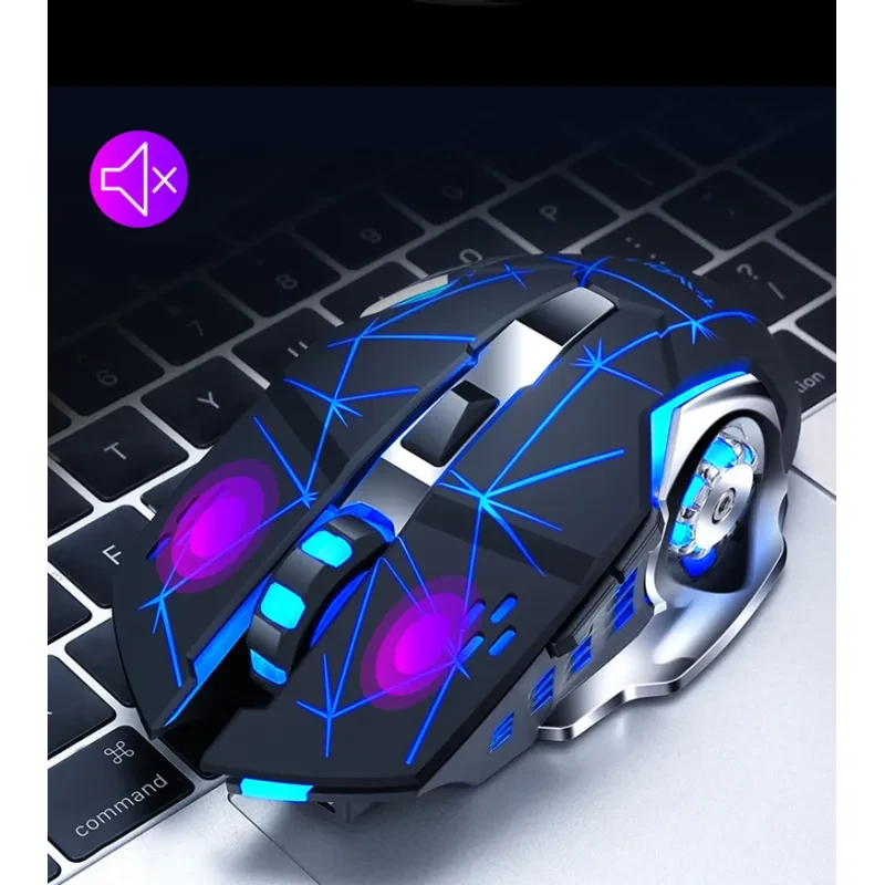 New charging wireless mouse mute