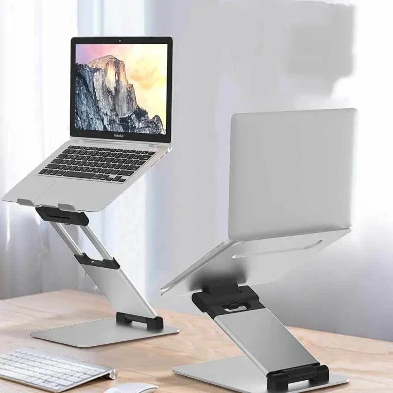 Notebook computer Folding Double-Arm Stepless Stand