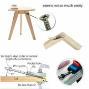 15pcs Pocket Hole Jig Set