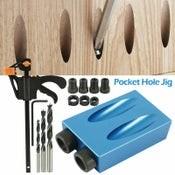 15pcs Pocket Hole Jig Set