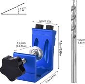 46pcs Pocket Hole Jig Kit