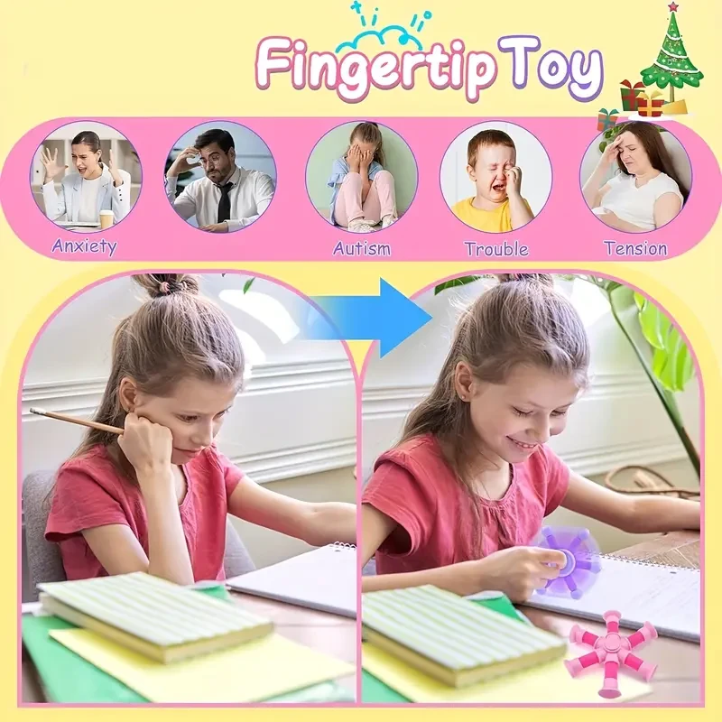 1pc Fidget Spinner Toy - Sensory Relax for Youngsters & Adults