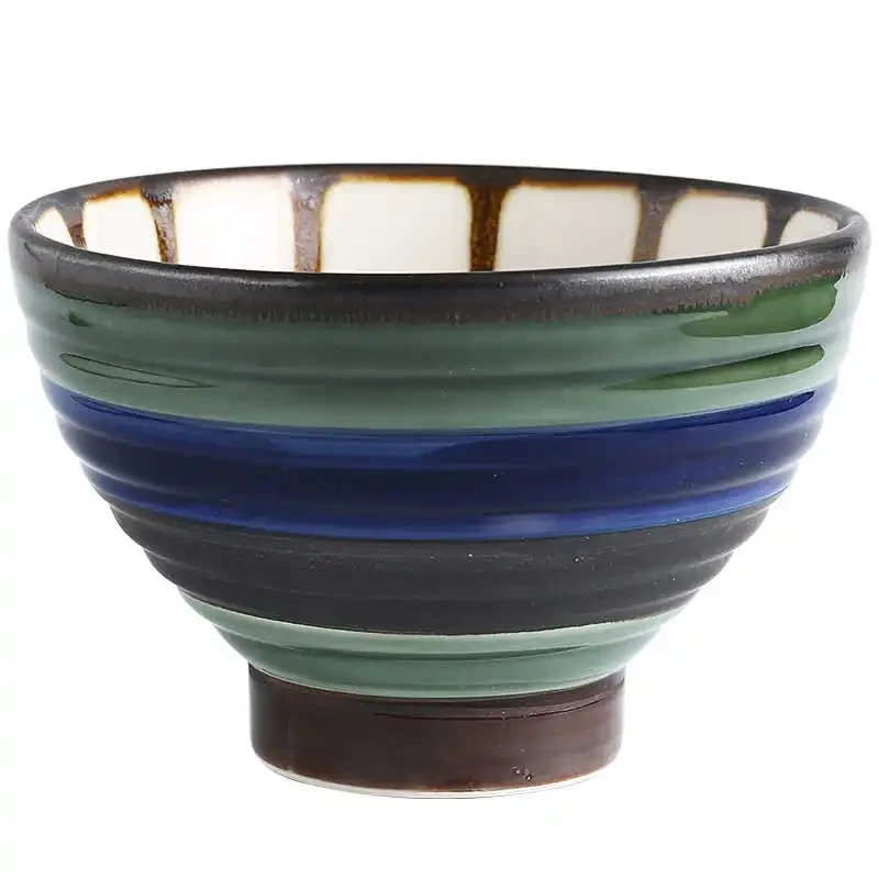 Large Soup Ceramic Ramen Rain-hat Shaped Bowl