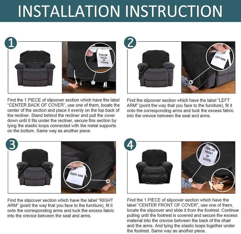 Recliner Chair Cover Armchair Protector