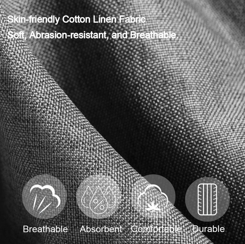 Bean Bag Chair Cover Sofa Cushion Light Gray