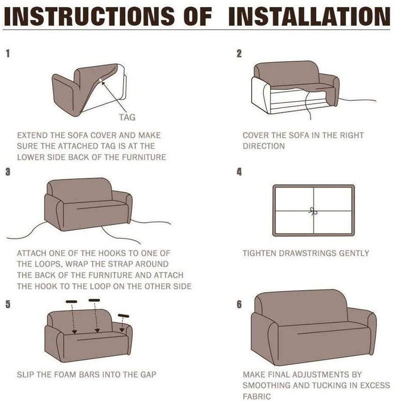 Couch Sofa Cover 3 Seater 190cm-230cm