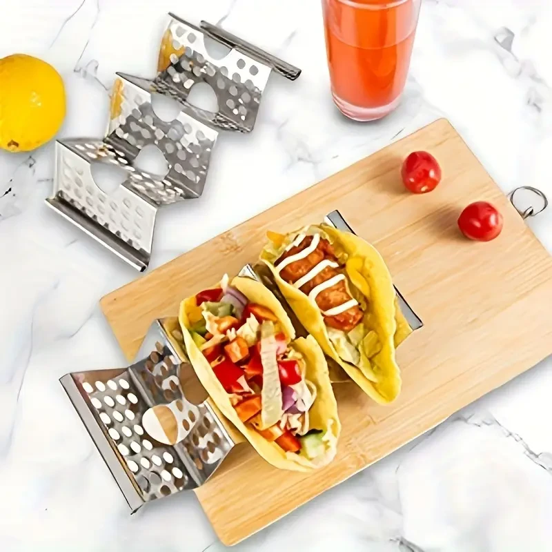 4pcs Stainless Steel Taco Holders