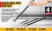Pry Bar Set Prying Pinch Lever Bars