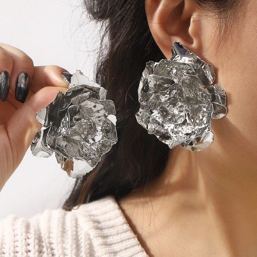 Rose Women's Earrings Retro