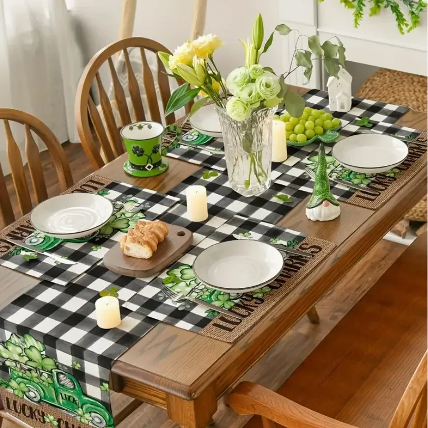 Digital Printing Placemat Stain-resistant Insulated Dining Table Mat