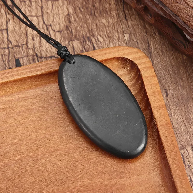 Natural Graphitoid New Olive Pendant