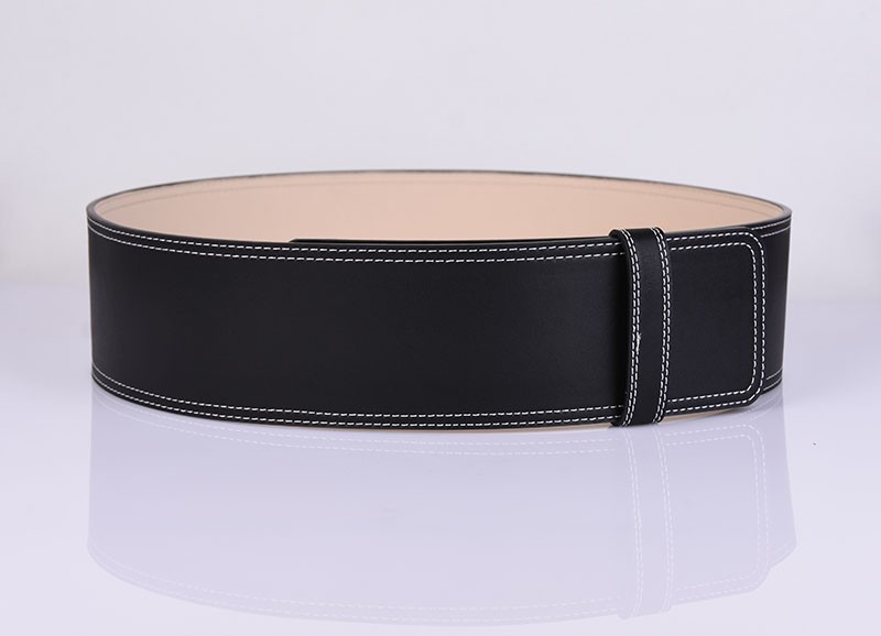 Fashion Korean Style Woolen Coat Belt Female Leather