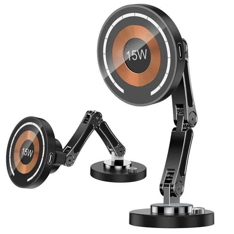 Wireless Car Charger Phone Fast Charging Air Vent Mount Station for iPhone 15, 14, 13, 12 Pro Max