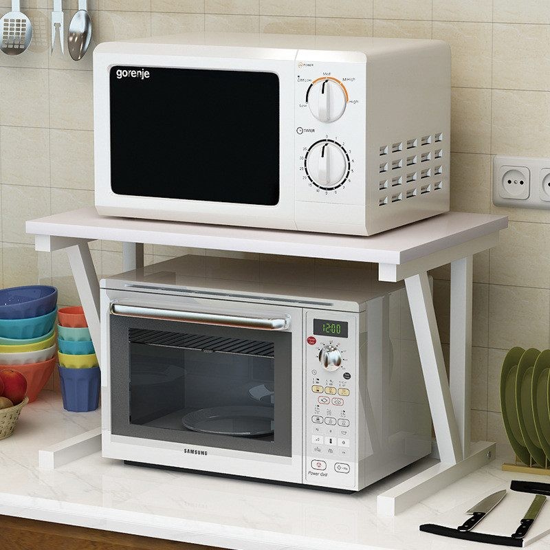 Microwave Oven Rack Storage Stand Kitchen Shelf