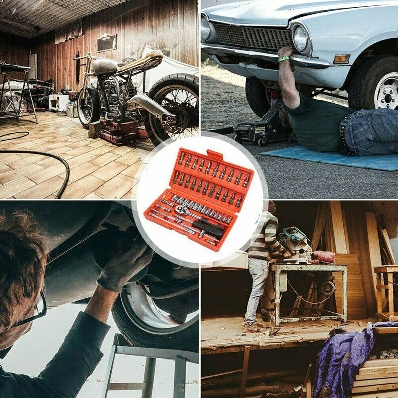 Ratchet Wrench Socket Tool Set