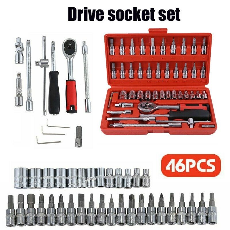 Ratchet Wrench Socket Tool Set