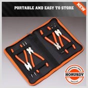 4pcs 7" Circlip Pliers Set Internal External Bent Straight Snap