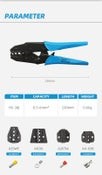 Cable Crimping Plier Jaw Set Wire Terminal Crimper